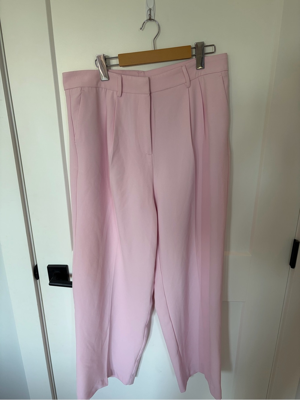 Joe Fresh Light Pink Wide-Leg Trousers